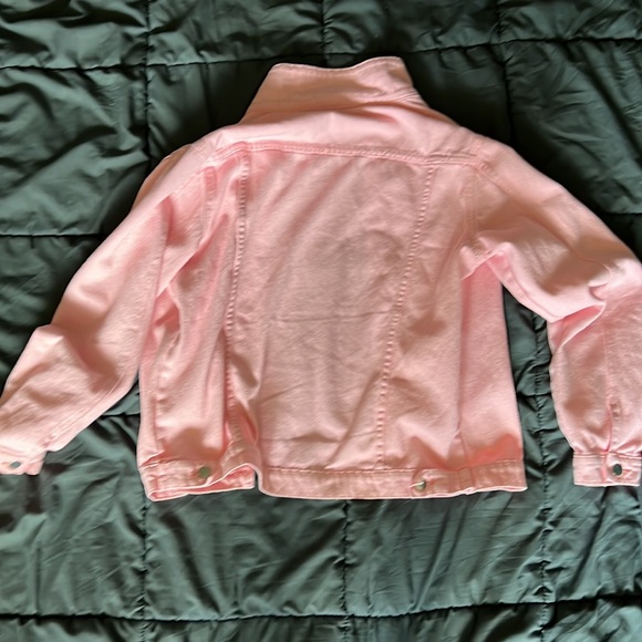 Pink stitched in coat from Fashion Nova, - Picture 3 of 4